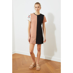 Trendyol Multicolor Color Block Knitted Dress