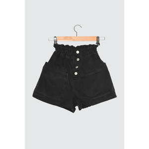 Trendyol Petit Denim Shorts WITH Black Front Button