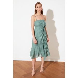 Trendyol Mint Flywheel Detail Dress