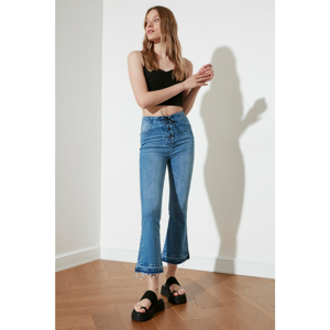 Trendyol High Waist Crop Flare Jeans