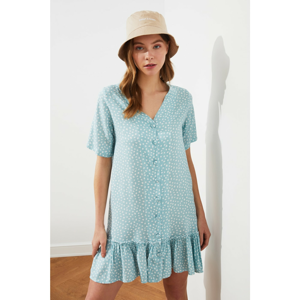 Trendyol Mint ButtonEd Dress