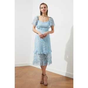 Trendyol Light Blue Lace Dress