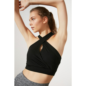 Trendyol Black Supported Cleavage Sports Bra