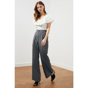 Trendyol Anthracite Wide Leg Pants