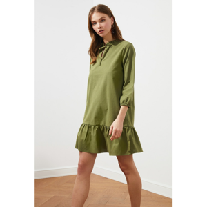 Trendyol Green Collar Detailed Dress