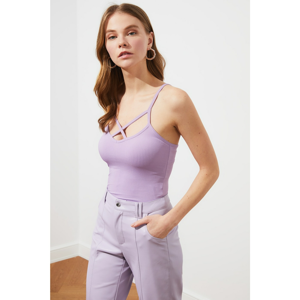 Trendyol Lilac Cross Strap Detailed Wick Knitted Athlete
