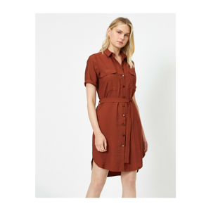 Koton Pocket Detailed Shirt Dress