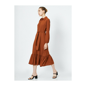 Koton Flywheel Detailed Shirt Dress