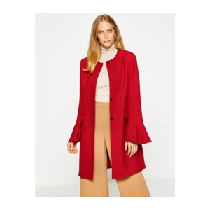 Koton Women's Button Detailed Coat