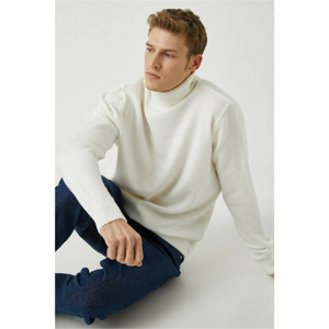 Koton Men's Sweater Ecru