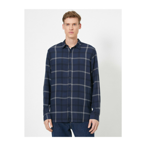 Koton Large Plaid Long Sleeve Regular Fit Shirt