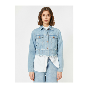 Koton Jean Jacket with Button Detail