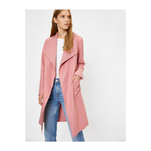 Koton Coat - Pink - Double-breasted