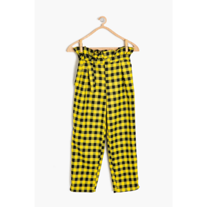 Koton Yellow Girl Children's Casual Cut Pants