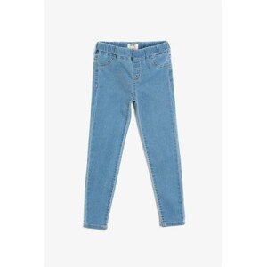 Koton Girl's Medium Indigo Jeans