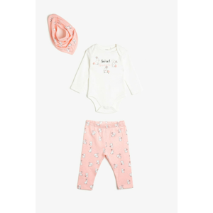 Koton Ekru Baby Girl Body & amp;