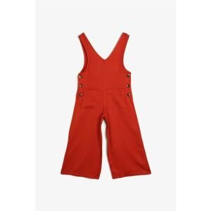 Koton Jumpsuit - Red - Regular fit