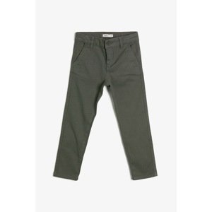 Koton Green Boy's Pocket Detailed Trousers