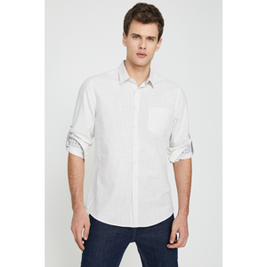 Koton Men's Ecru Shirt