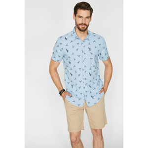 Koton Shirt - Navy blue - Regular