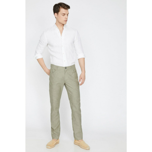 Koton Men's Green Pocket Detail Pants
