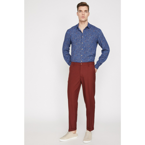 Koton Men's Red Pocket Detail Pants