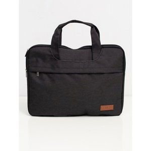 Black Textile Laptop Bag