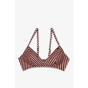 Koton Women's Mixed Striped Bikini Top
