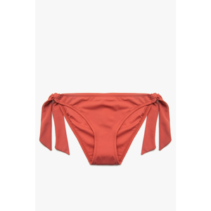 Koton Women's Pink Low WaistIng Detail Bikini Bottom