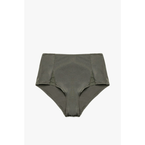 Koton Women's Green High Waist Bikini Bottom