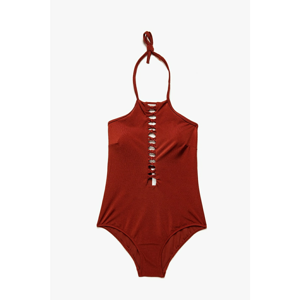 Koton Women's Coffee Swimsuit