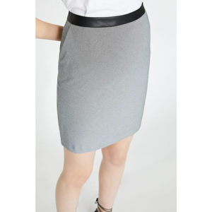Koton Black Skirt with Women's Pocket Detailing