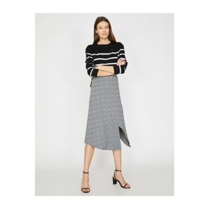 Koton Women's Grey Square Skirt