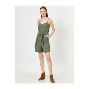 Koton Women's Khaki Overalls