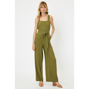 Koton Jumpsuit - Khaki - Regular