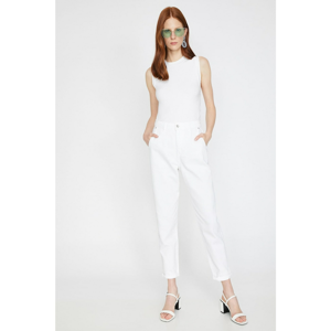 Koton Women's White Trousers