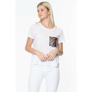 Koton Women's Ecru T-Shirt