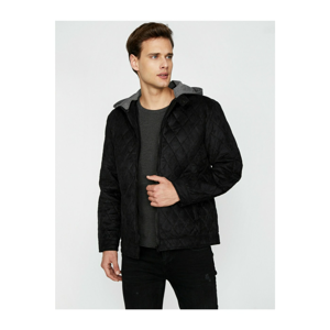 Koton Men's Hooded Coat