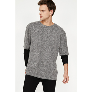 Koton Men's Grey T-Shirt