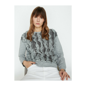Koton Women's Grey Sweatshirt