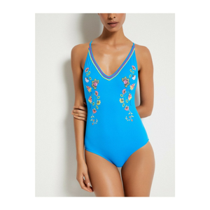 Koton Swimsuit - Blue - Floral