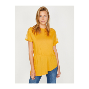 Koton Women's Yellow T-Shirt