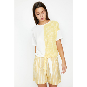 Koton Women's Yellow T-Shirt