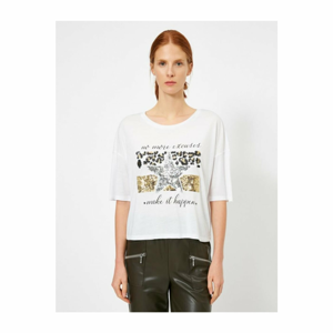 Koton Scaly Star Print Women's T-shirt
