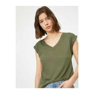 Koton T-Shirt - Green - Regular