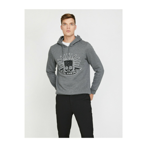 Koton Male Grey Simpsons Licensed Printed Sweatshirt