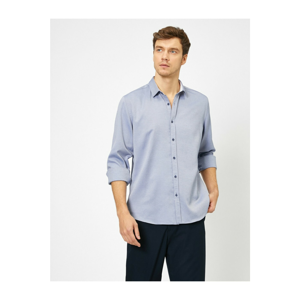 Koton Men's Classic Collar Shirt