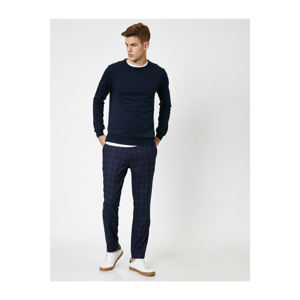 Koton Men's Navy Blue Pants