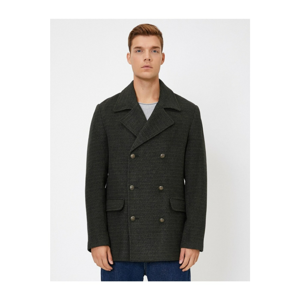 Koton Coat - Green - Double-breasted