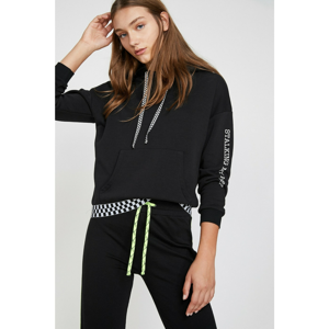 Koton Women's Black London Sweatshirt